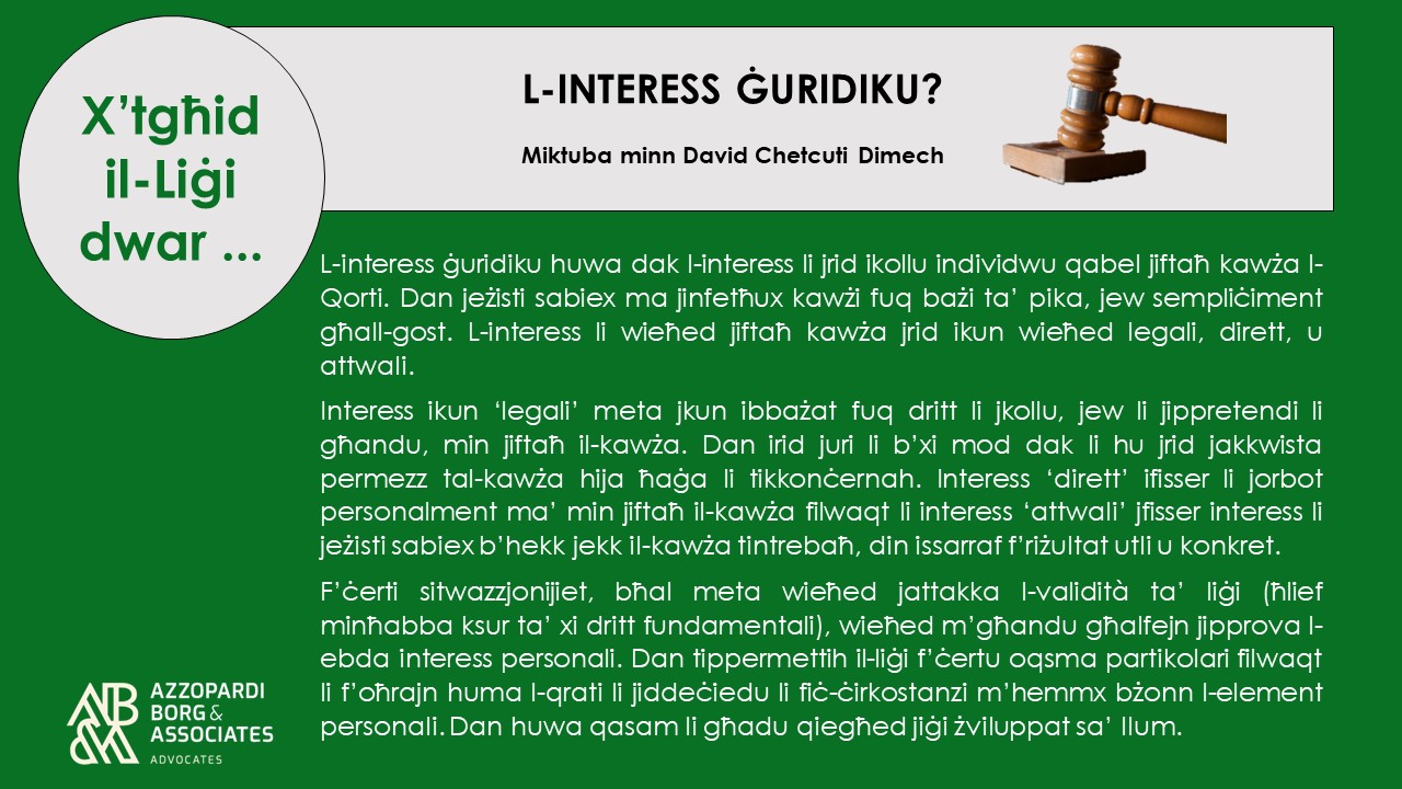 230401 DCD - Interess Ġuridiku